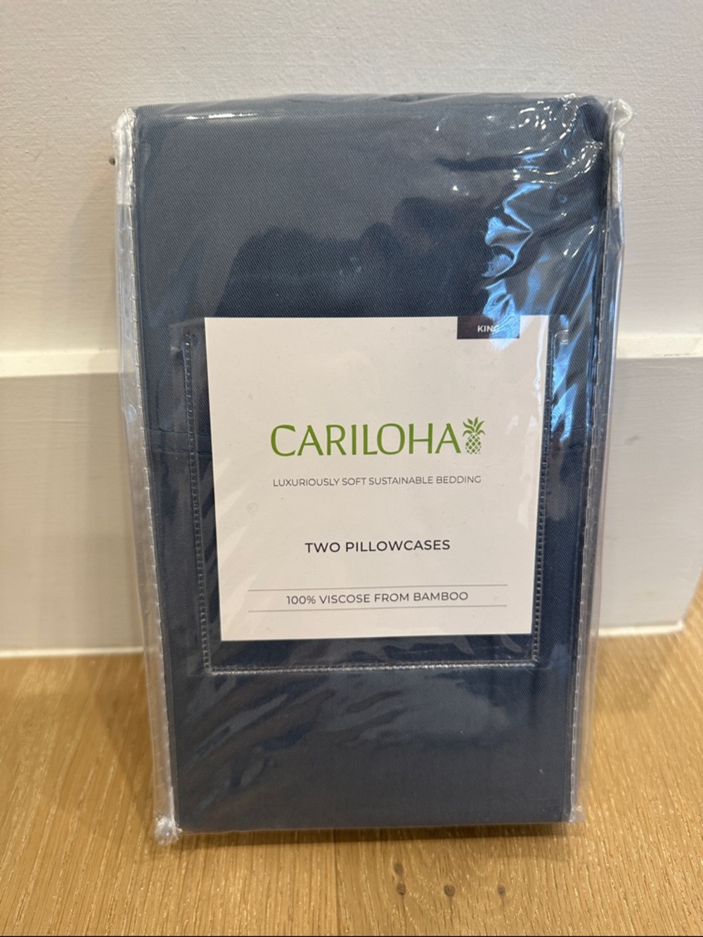 Cariloha King Pillowcases – blue lagoon  (Set of 2)